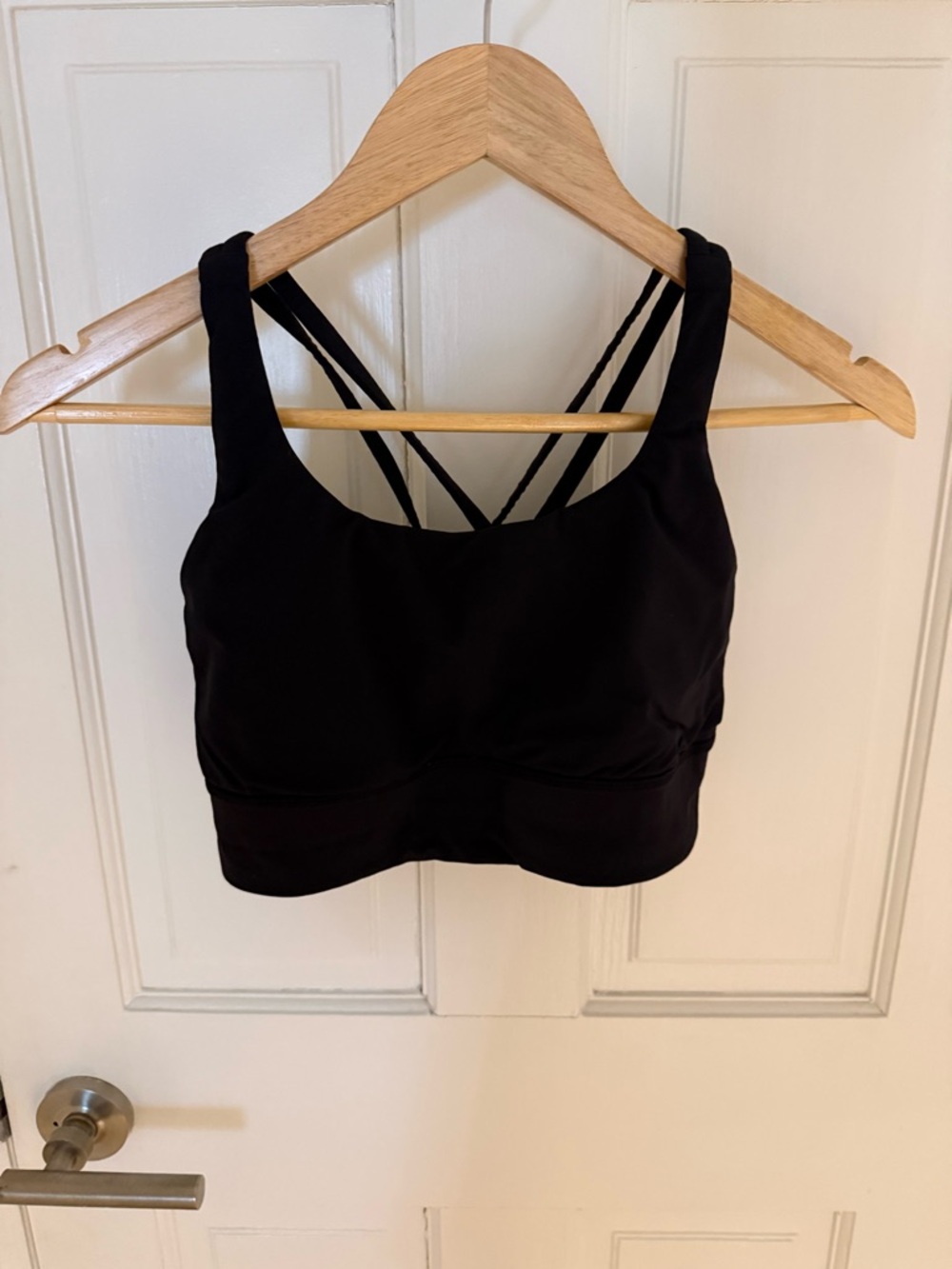 lululemon athletica Black Strappy Sports Bra